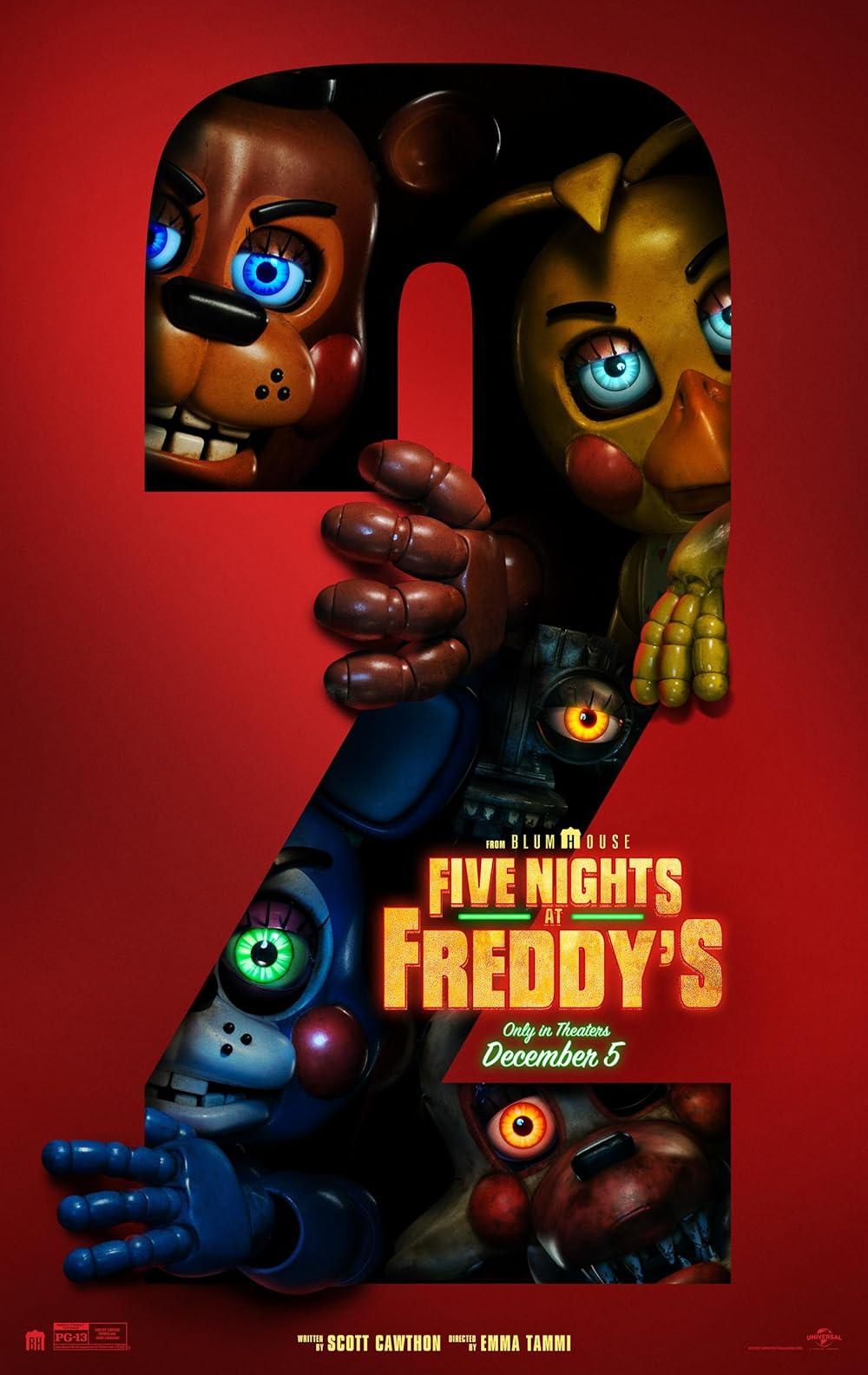  Five Nights at Freddy's 2 movie poster